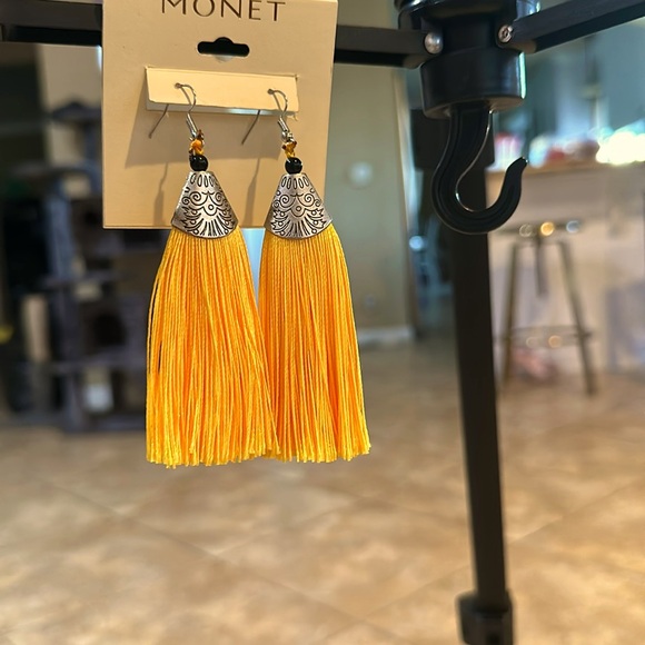 Monet Jewelry - Boho Tassel 3” Earrings Brand New